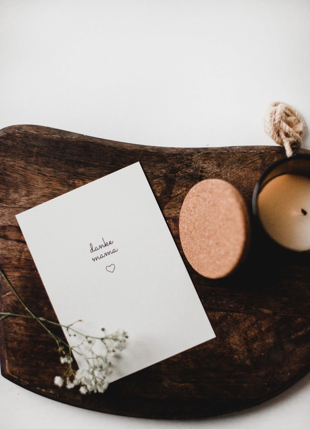 Postkarte A6 zum Muttertag -  danke mama