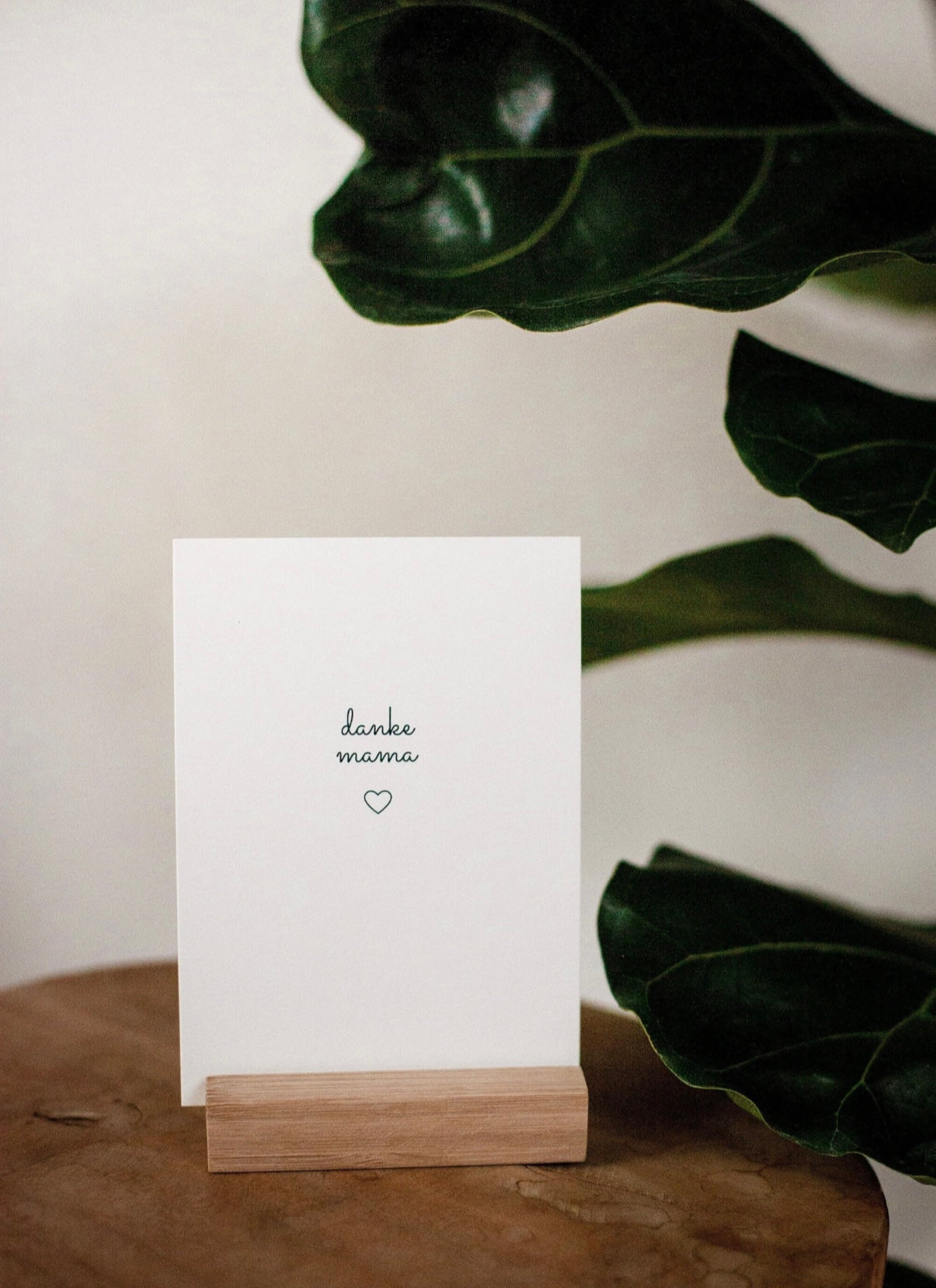 Postkarte A6 zum Muttertag -  danke mama