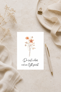 christliche Postkarte A6 - Du bist wertvoll und von Gott geliebt