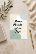 christliche Postkarte A6 - Meine Freude ist in Jesus
