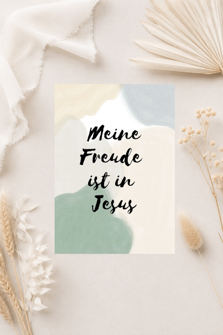 christliche Postkarte A6 - Meine Freude ist in Jesus