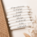 christliche Geschenkidee - Kerzen mit christlichem Schriftzug
