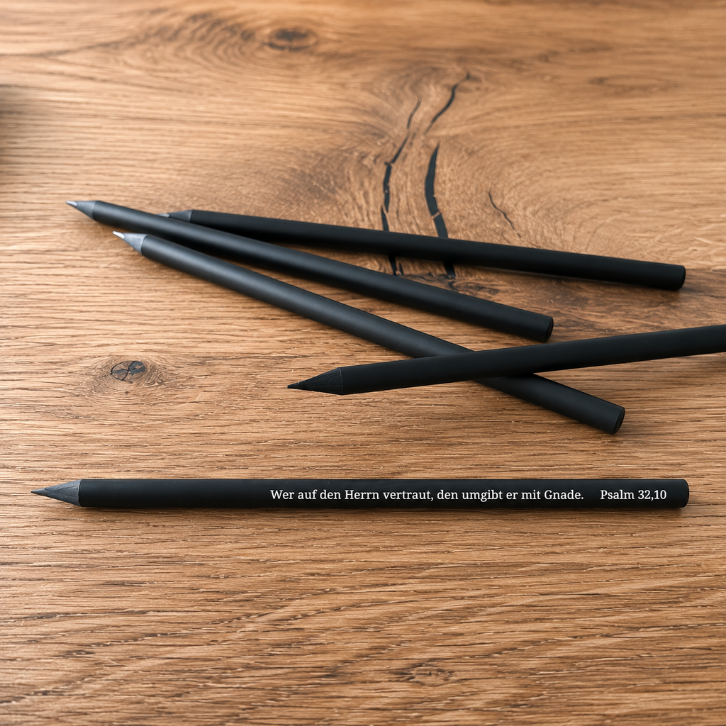 Bleistift mit christlichem Schriftzug - christliche Geschenkidee