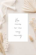 christliche Postkarte A6 - His mercies are new every morning