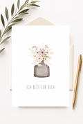 christliche Postkarte A6 - Ich bete für dich