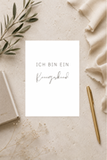 christliche Postkarte A6 - Ich bin ein Königskind