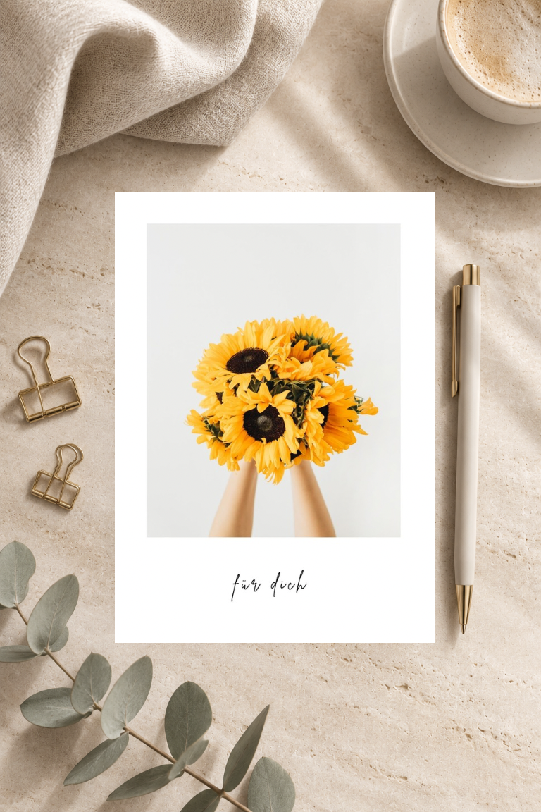 Postkarte A6 „für dich“