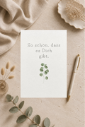 Postkarte A6 „So schön, dass es Dich gibt.“