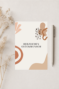 Postkarte A6 „Herzlichen Glückwunsch“